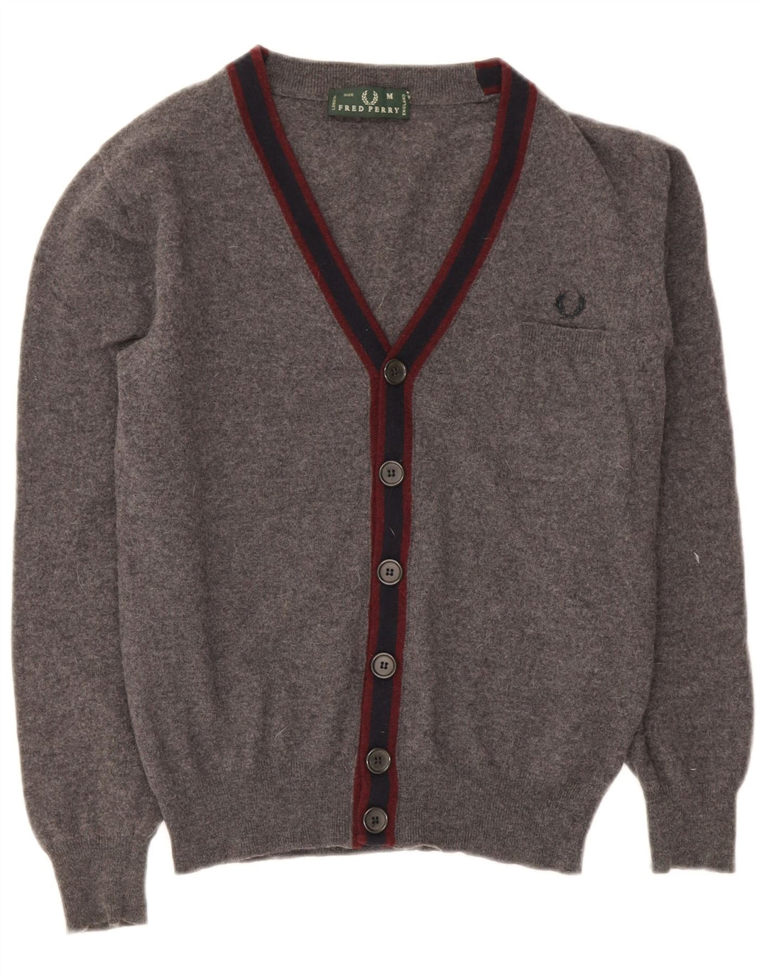 Fred Perry bărbați lână gri mediu
