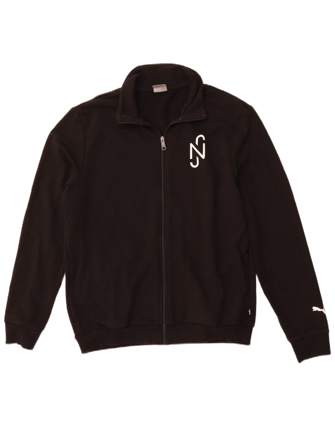 Jachetă de trening grafică PUMA pentru bărbați, mare, neagră