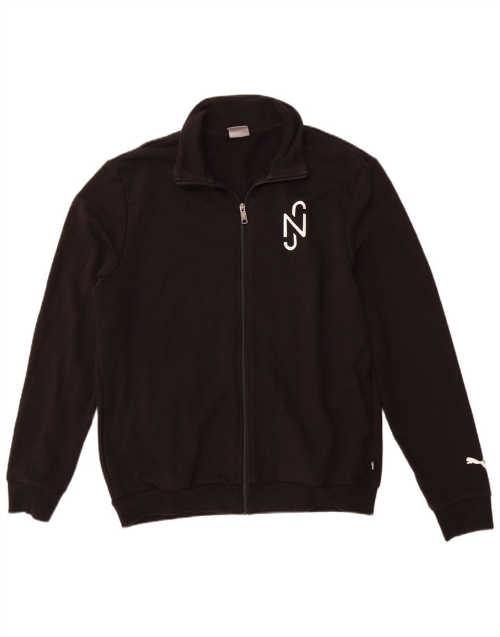 Jachetă de trening grafică PUMA pentru bărbați, mare, neagră