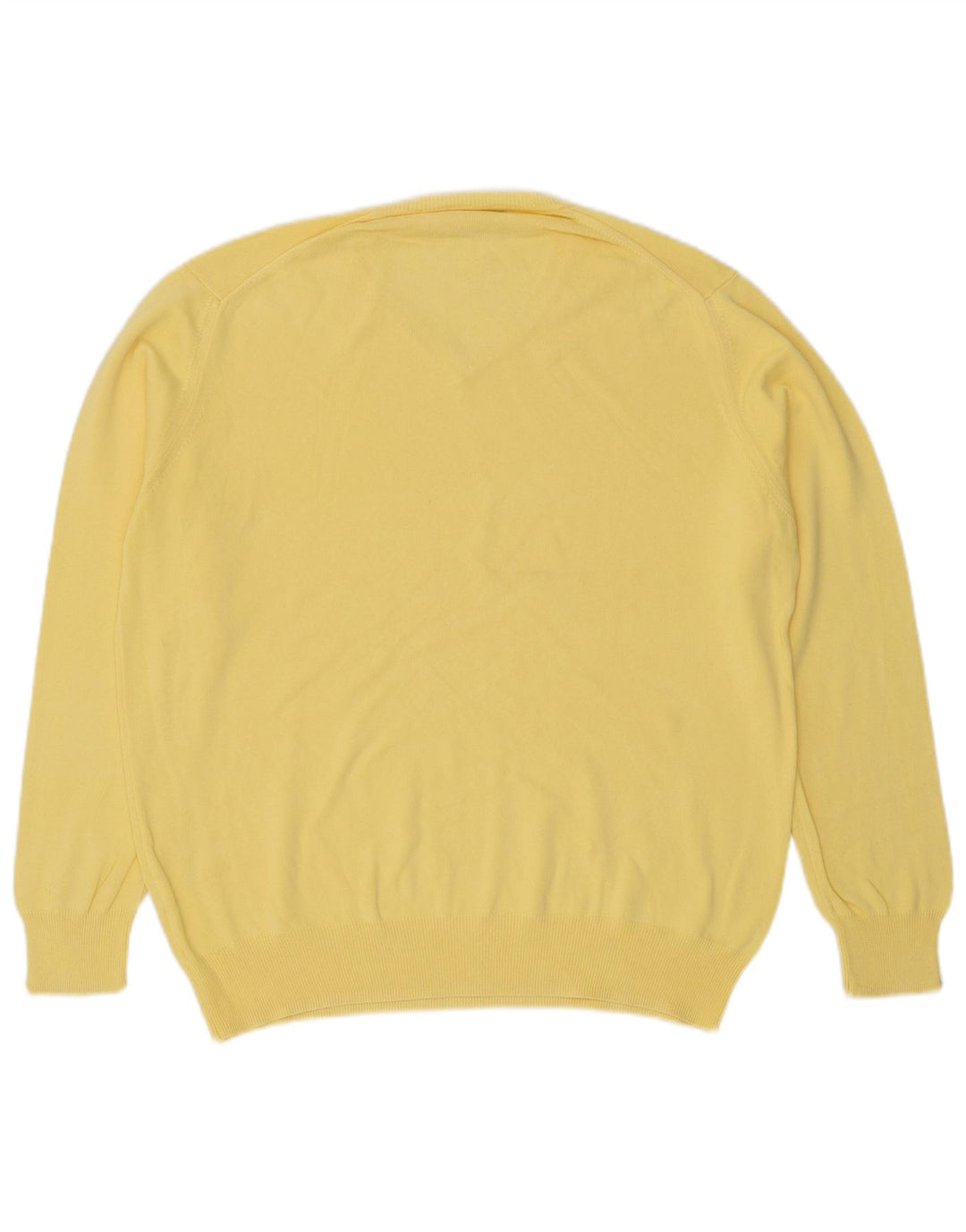 Pulover pentru bărbați Zara, cu decolteu în V, XL, galben