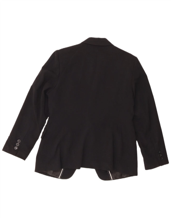 Jachetă pentru femei Marks & Spencer cu 1 nasture, UK 16, mare, negru, poliester