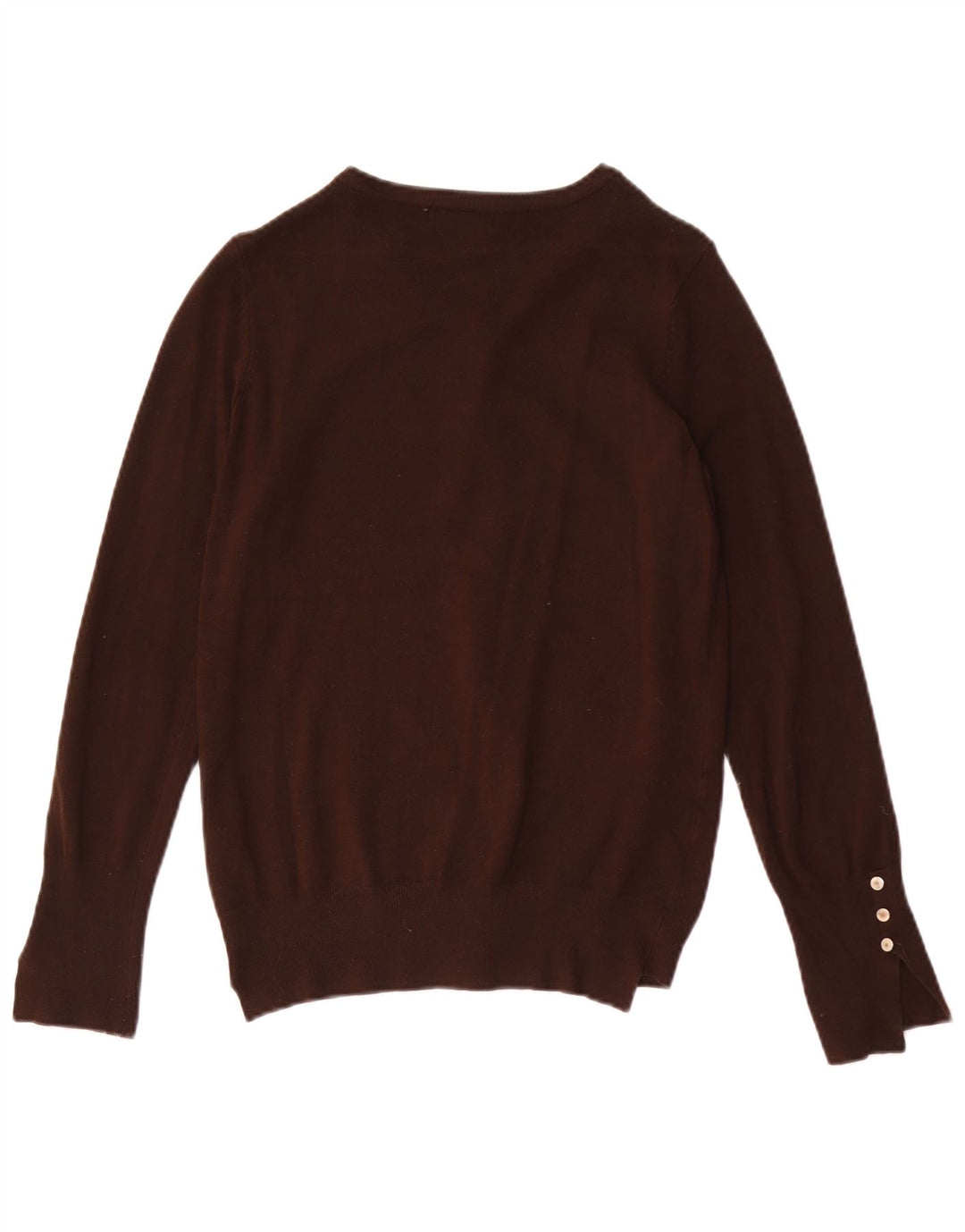 Pulover cardigan pentru femei Zara UK 12, viscoză maro medie