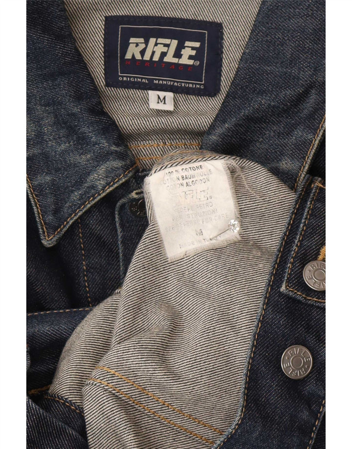 Jachetă de blugi pentru bărbați Rifle UK 38 Medium, bleumarin, bumbac