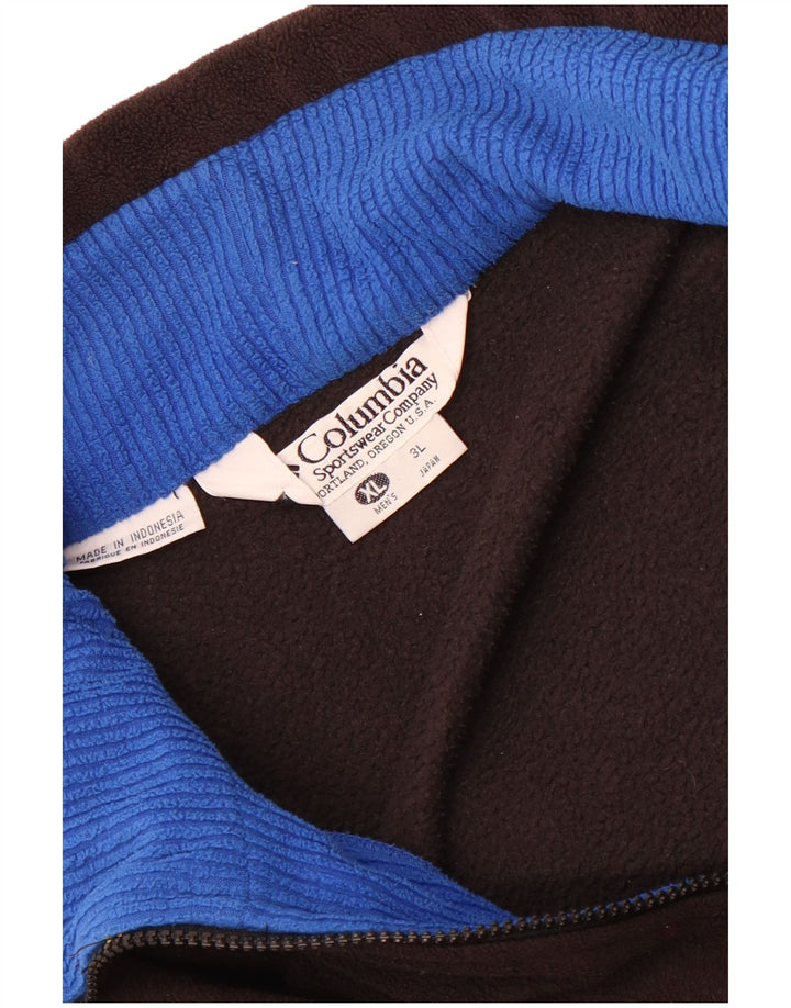 Jachetă fleece Columbia pentru bărbați UK 42 XL negru
