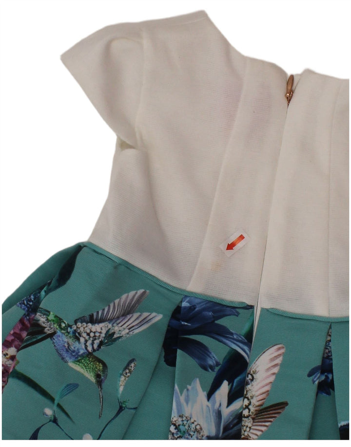 TED BAKER Rochie A-Line Fetițe 9-12 Luni Poliester Floral Alb