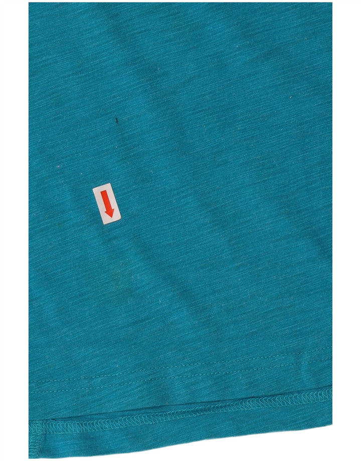 Tricou pentru femei Puma Top UK 12 Medium Blue Flecked Cotton