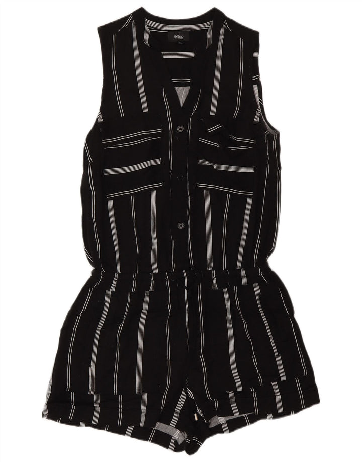 Combi fără mâneci Mossimo pentru femei UK 6 XS Rayon cu dungi negre