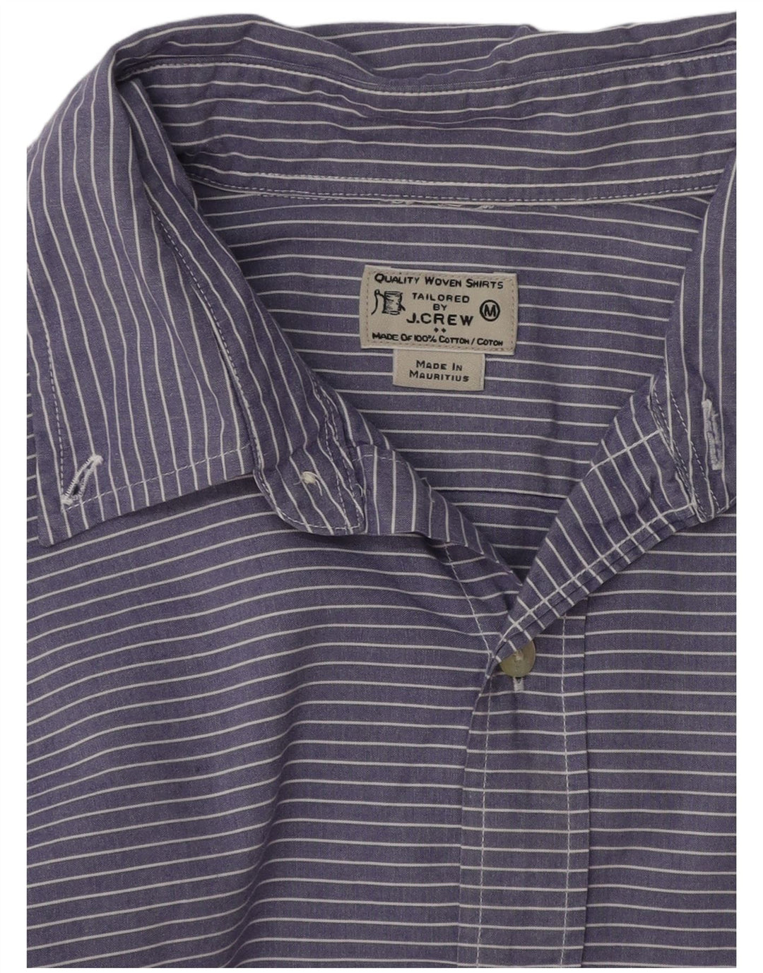 Cămașă pentru bărbați J. CREW, bumbac cu dungi violet mediu