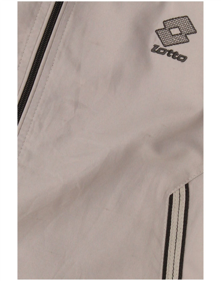 LOTTO Mens Rain Jacket UK 44 2XL Grey Polyester