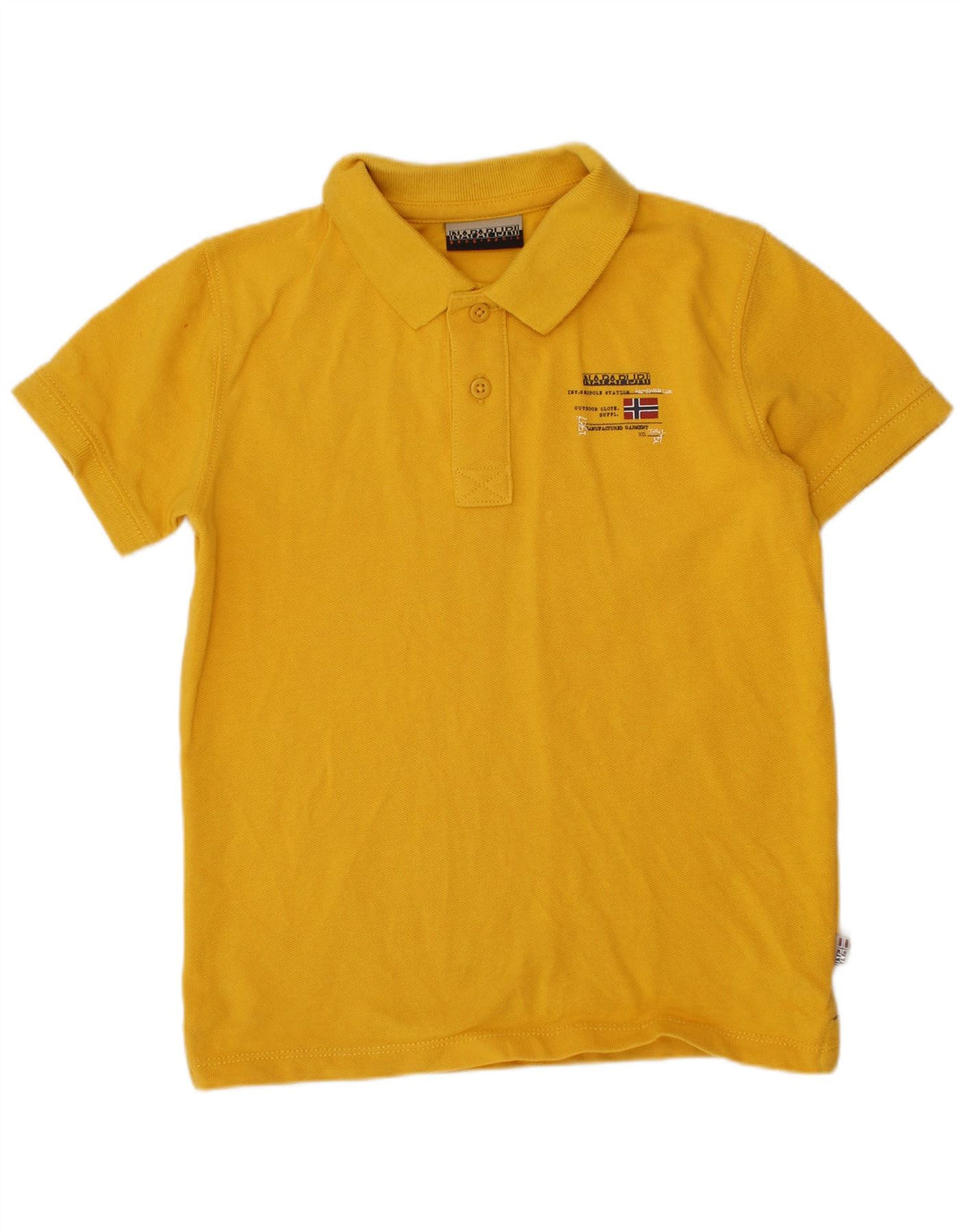 Tricou Polo Băieți NAPAPIJRI 5-6 Ani Galben