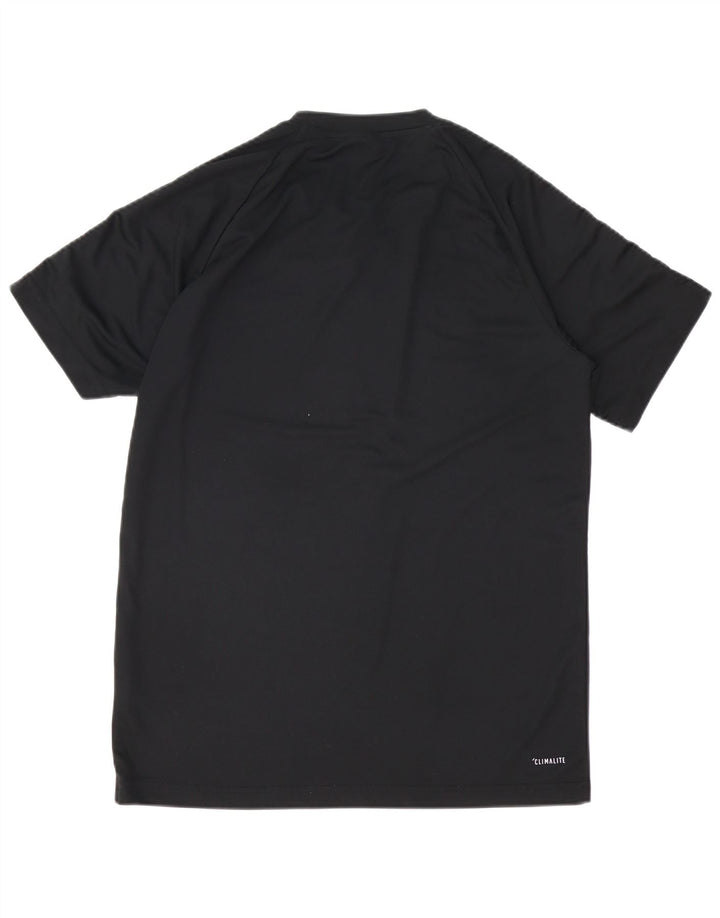 Tricou Adidas Climalite pentru bărbați Top Mediu Poliester Negru