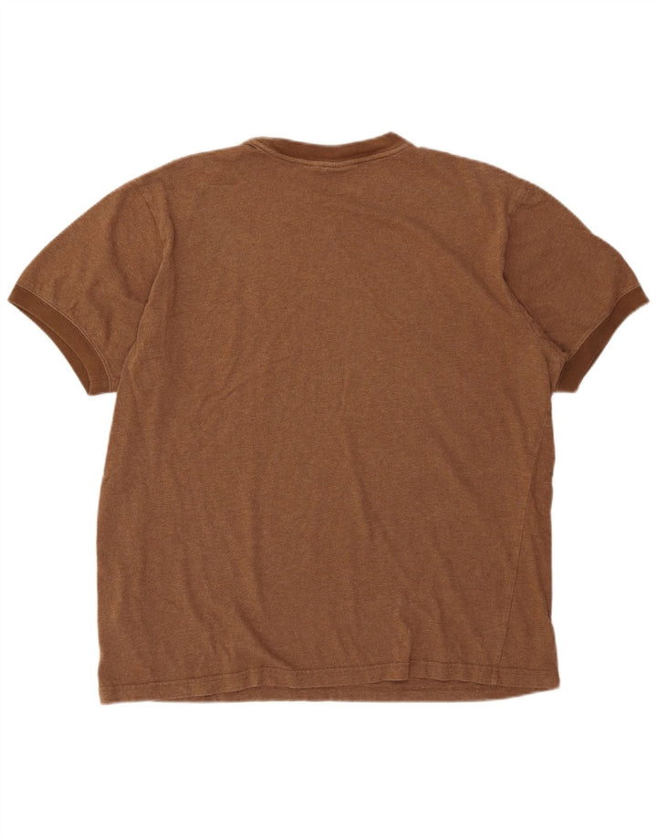 Tricou grafic Puma pentru bărbați, cu croială normală, mare, maro, bumbac