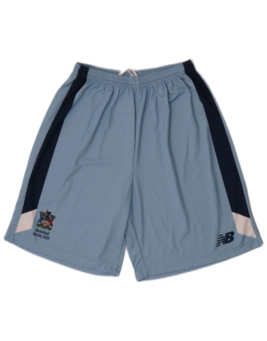 Pantaloni scurți sport New Balance pentru bărbați, mici, albastru, poliester color bloc