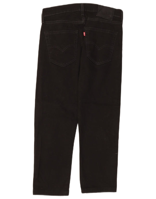 Blugi drepti tăiați pentru bărbați Levi's 514 W31 L24 bumbac negru