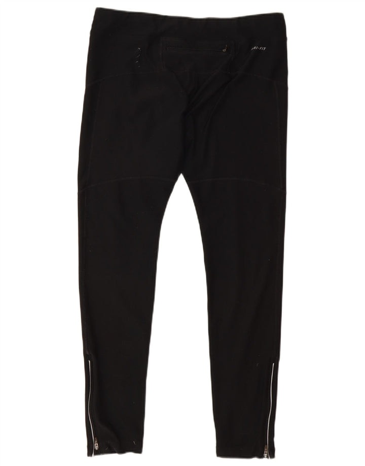 Leggings Dri Fit Nike pentru femei UK 16, mare, negru, poliester