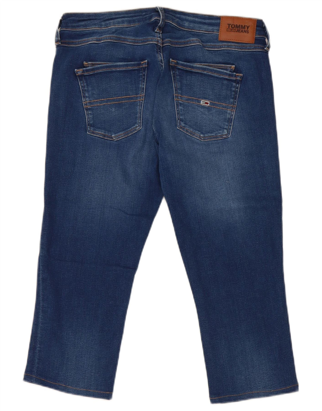 Blugi capri Tommy Hilfiger pentru femei W30 L18 bumbac albastru