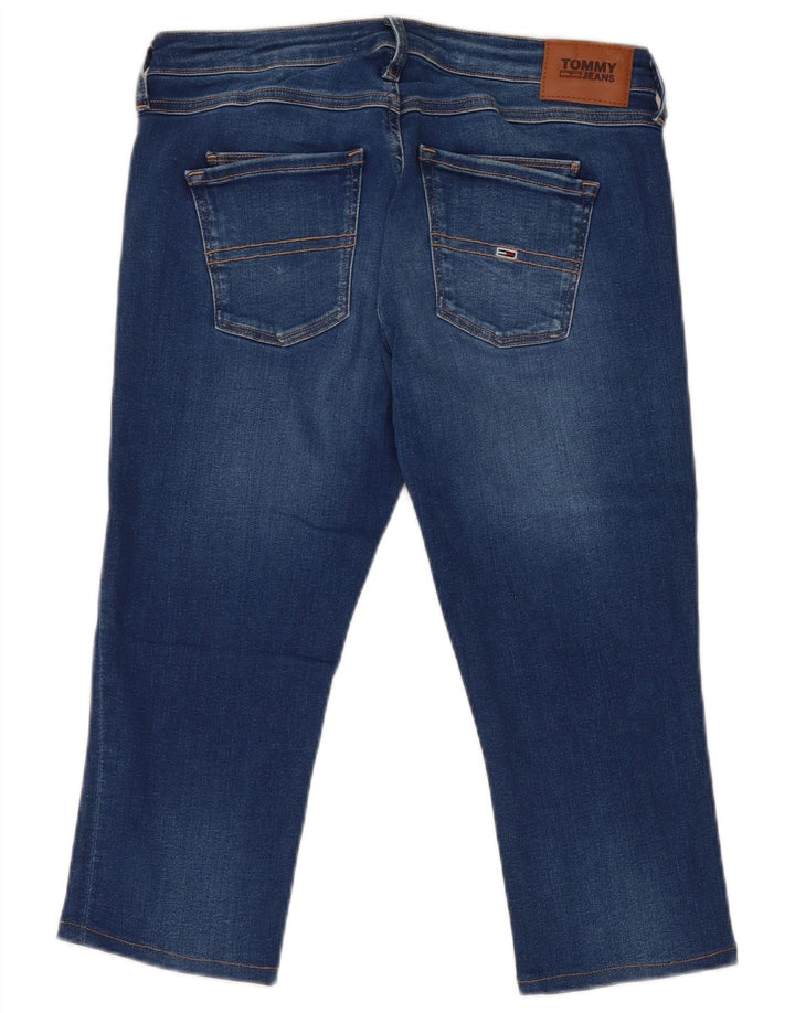 Blugi capri Tommy Hilfiger pentru femei W30 L18 bumbac albastru