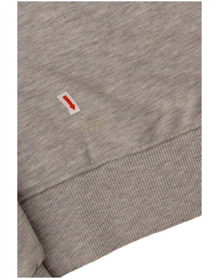 Pulover grafic pentru bărbați Superdry, bumbac cu pete, gri mediu