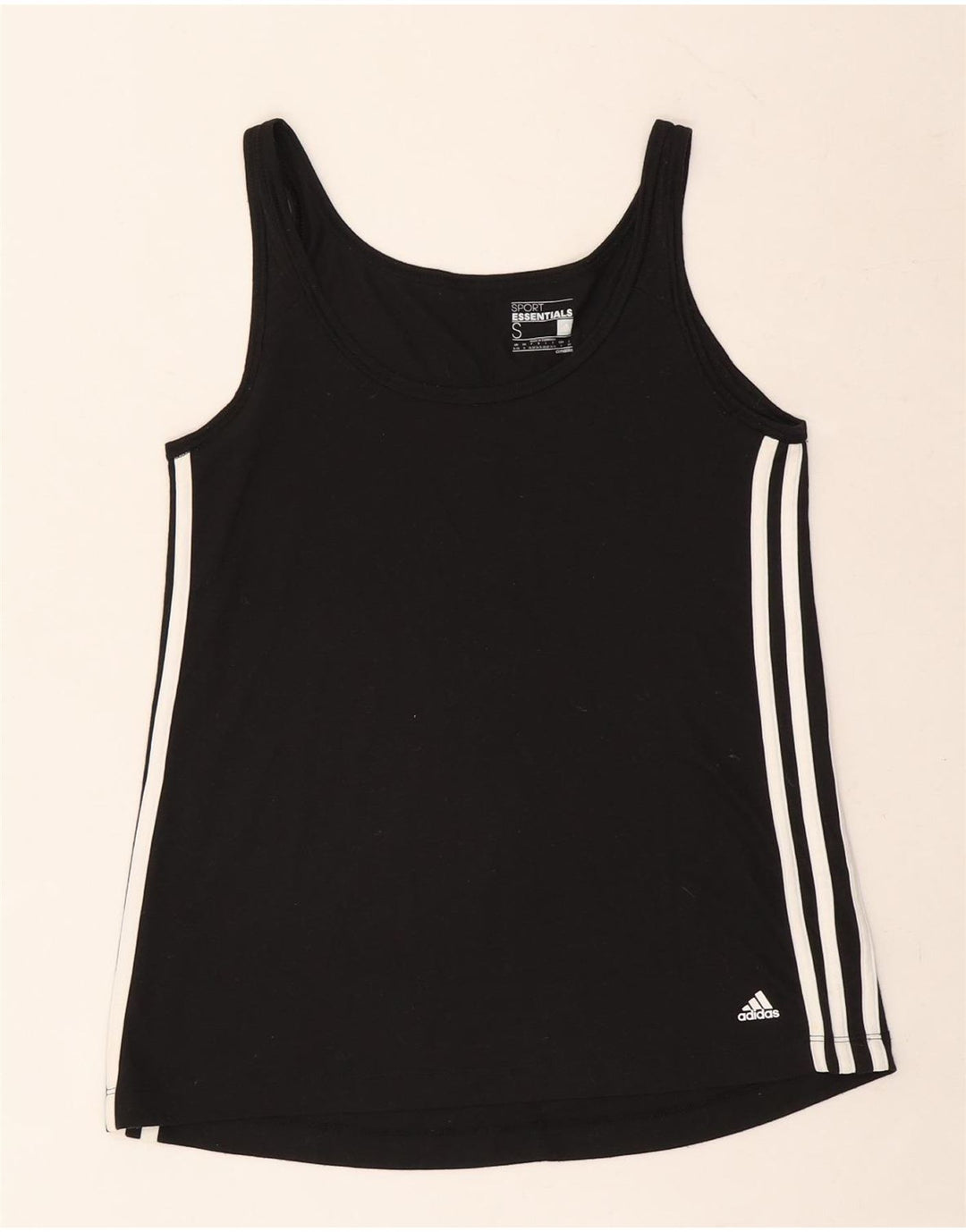 ADIDAS Climalite Vest Top pentru femei UK 8/10 Small Black