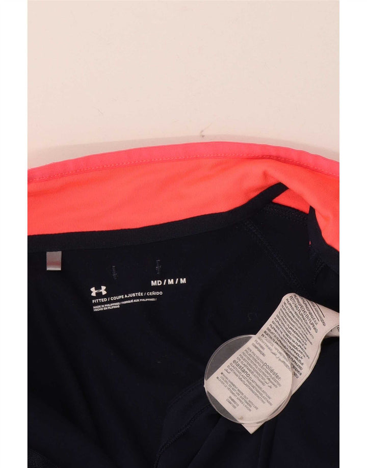 Under Armour Mens Fitted Pullover Trening Top Medium Bleumarin Blue