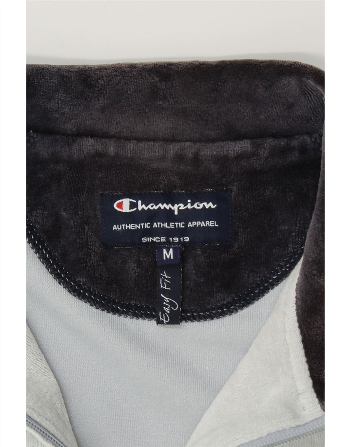 Jachetă de top pentru trening din Velour pentru femei Champion UK 14 Medium Blue