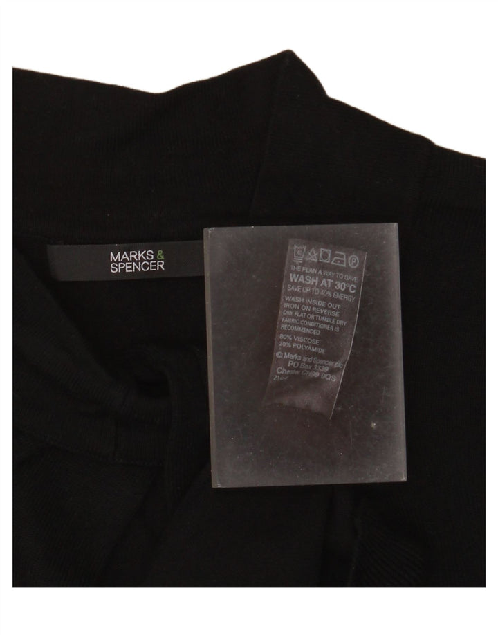 Pulover cu gât țestoasă pentru femei Marks & Spencer UK 14 Medium Negru