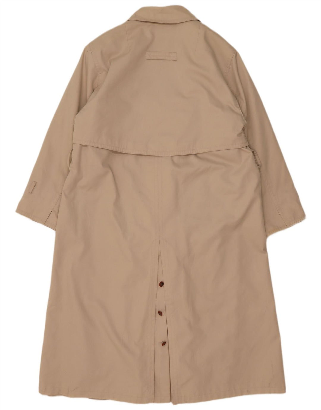 Pardesiu vintage pentru femei UK 18 XL bej acrilic