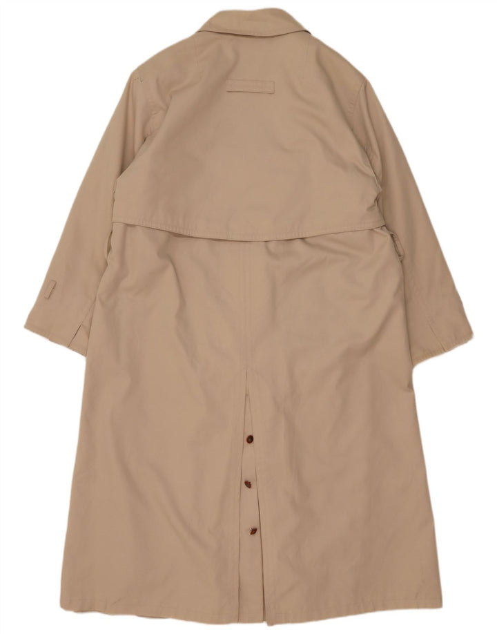 Pardesiu vintage pentru femei UK 18 XL bej acrilic
