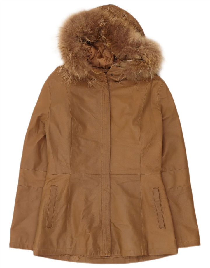 Jachetă Windbreaker cu glugă pentru femei Free Heron Conbipel IT 44 Bej mediu