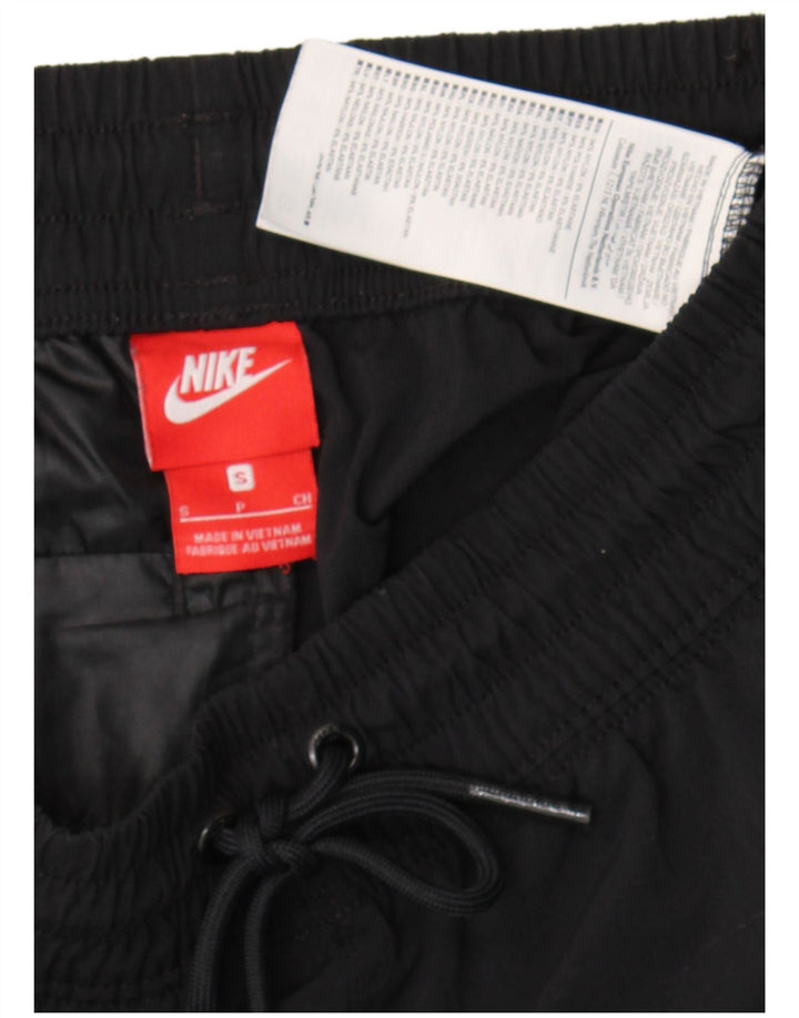 Pantaloni de trening grafic pentru bărbați NIKE Pantaloni de jogging Mici, negru, nailon