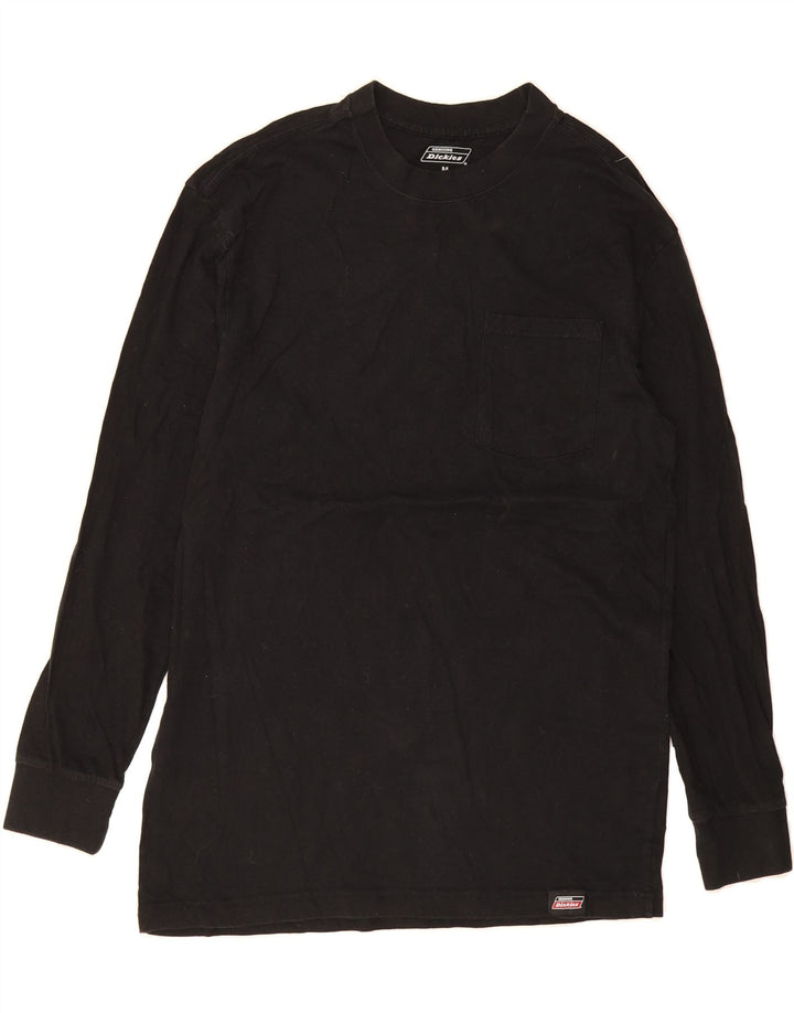 DICKIES Mens Top Long Sleeve Medium Black Cotton Vintage Dickies and Second-Hand Dickies from Messina Hembry 