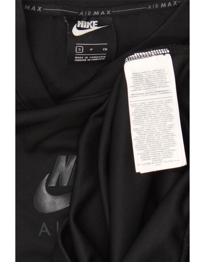 Hanorac grafic pentru bărbați Nike Pulover mic, negru, poliester