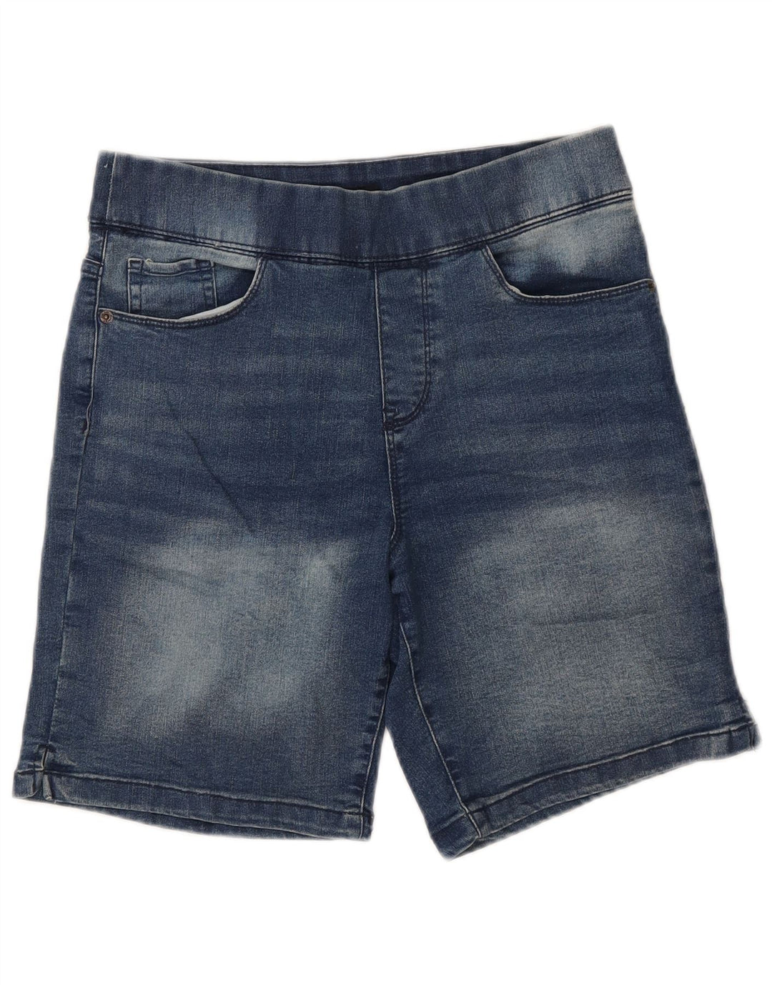Pantaloni scurți din denim DKNY pentru bărbați, mici W30, bumbac albastru