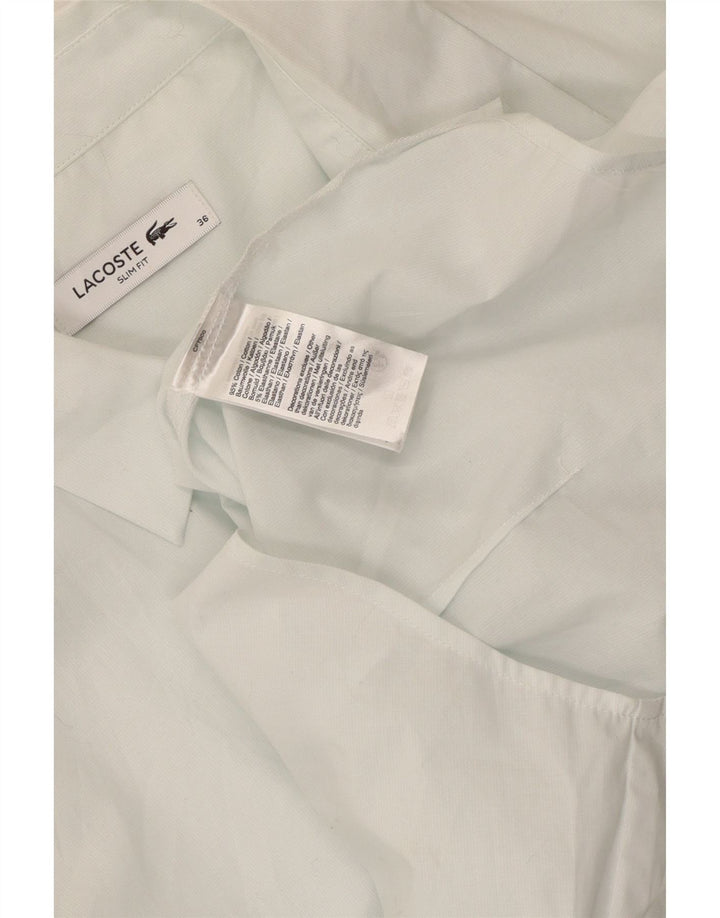 Cămașă Lacoste pentru femei Slim Fit Mărimea 36 Bumbac verde mic