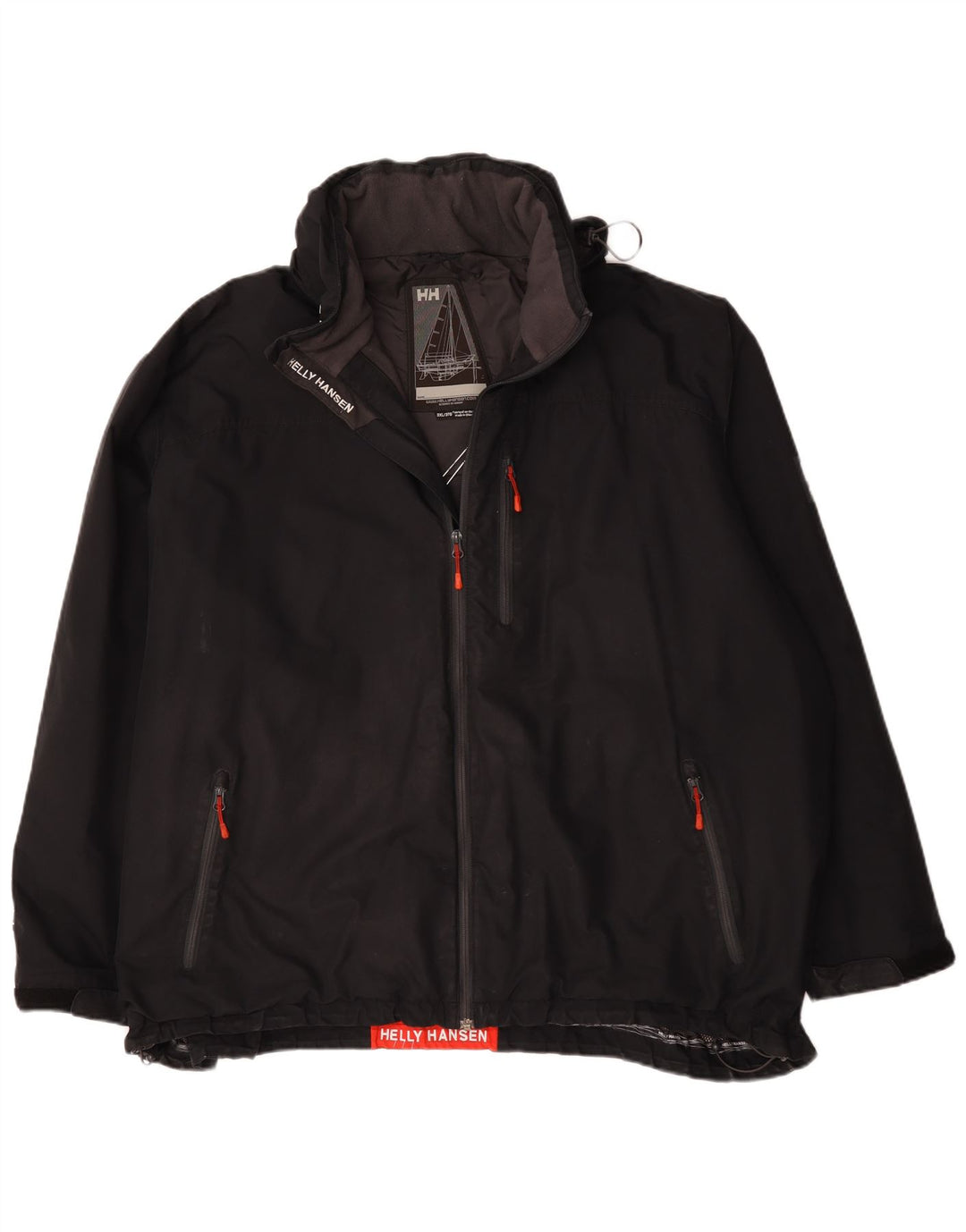Jachetă Windbreaker pentru bărbați cu grafică Helly Hansen UK 46 3XL Poliester negru