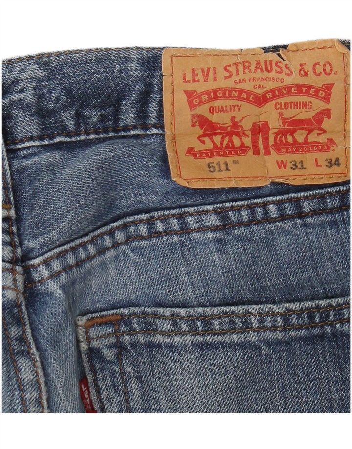 Blugi Levi's 511 Slim W31 L31 Albastru
