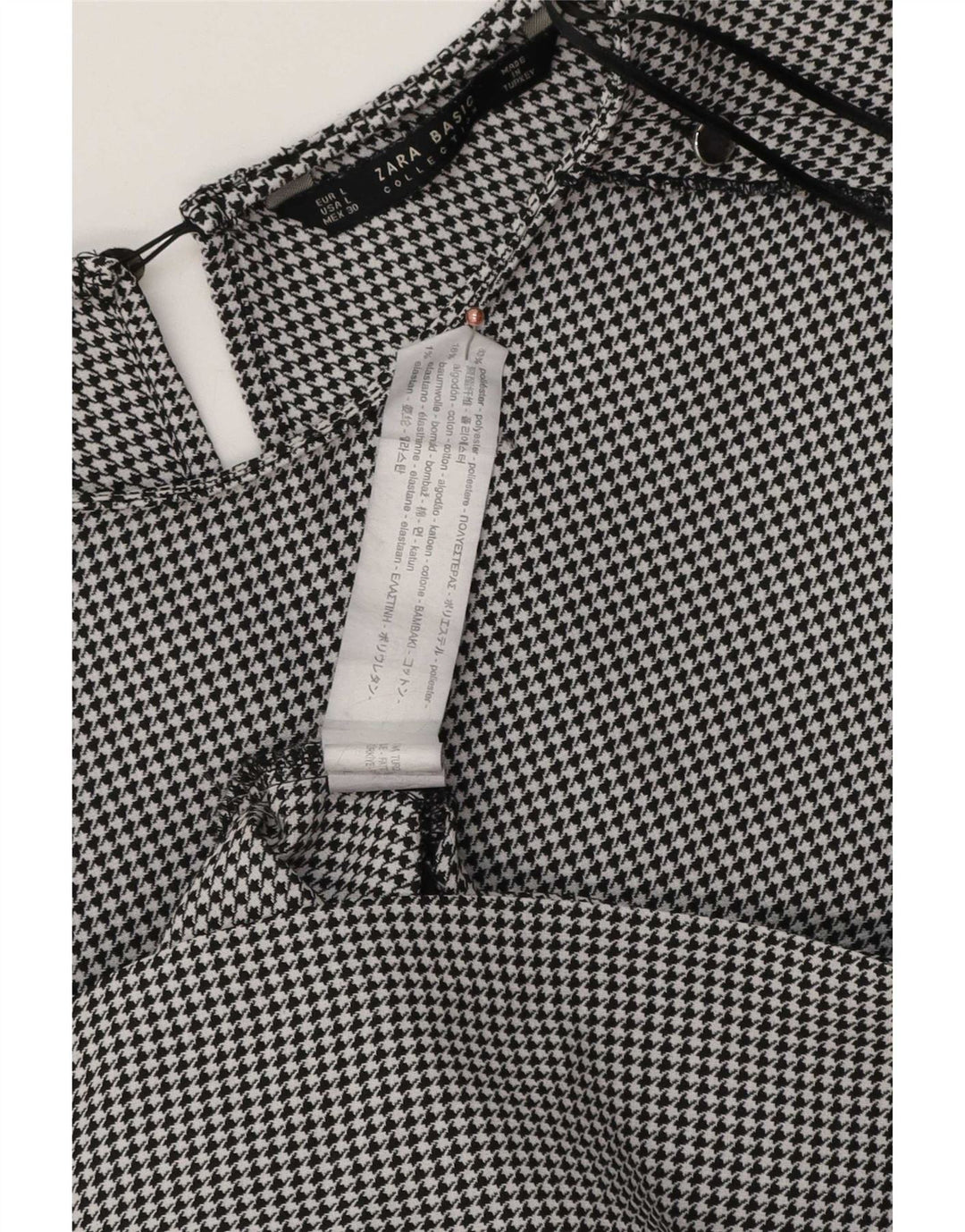 Rochie pentru femei Zara cu mâneci 3/4, UK 16, poliester cu picior de gală mare, negru