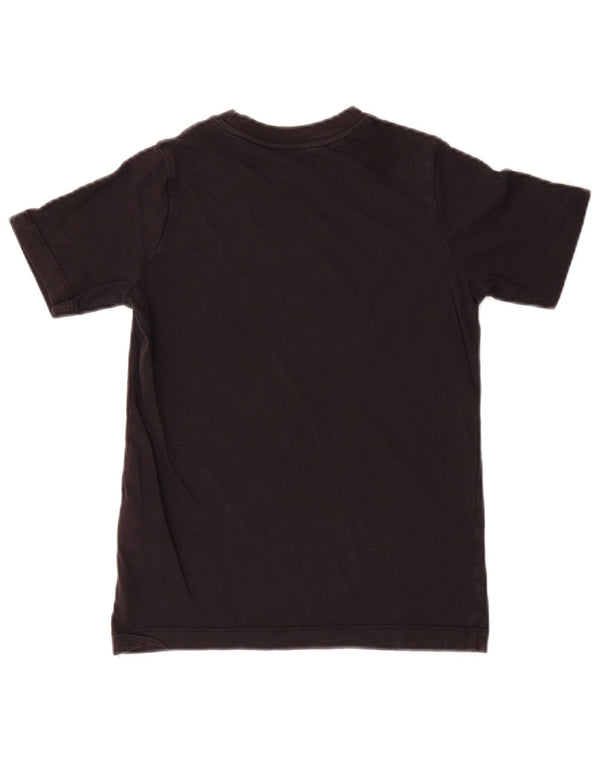 Tricou grafic Nike pentru băieți Top 8-9 ani mic bumbac negru