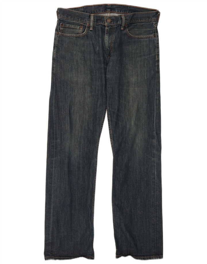 Blugi drepti pentru bărbați Levi's 514 W34 L32 bumbac bleumarin
