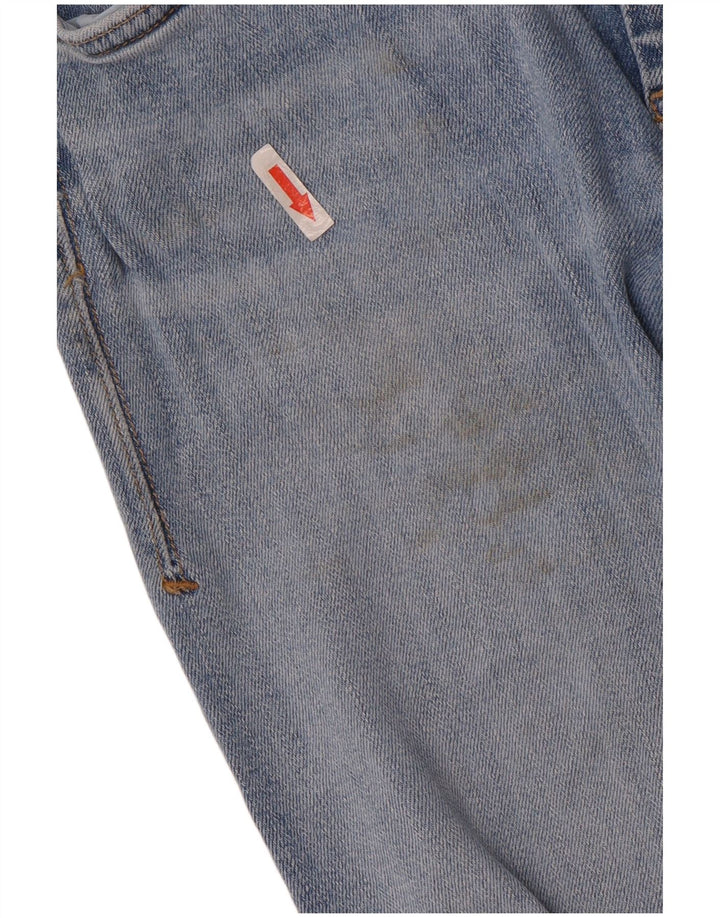 Blugi skinny distressed pentru femei Zara EU 40 Medium W30 L28 Albastru