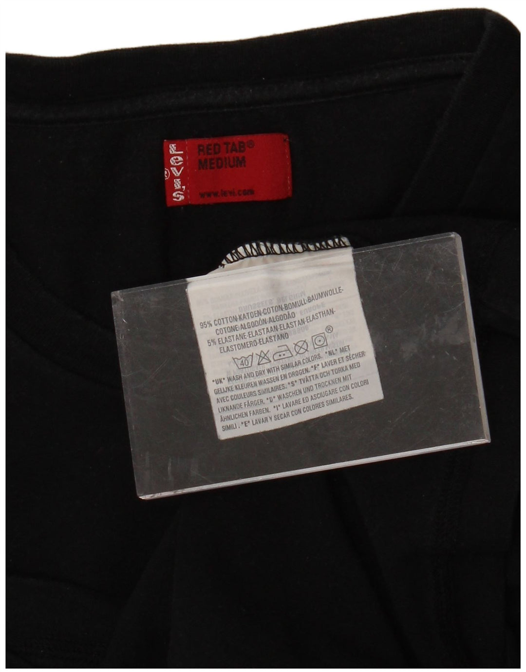 Tricou pentru femei LEVI'S Top UK 12 Medium Black Bumbac
