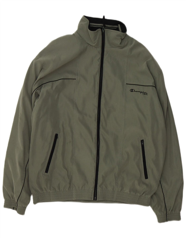 Bomber pentru bărbați Champion UK 42 XL Poliester verde