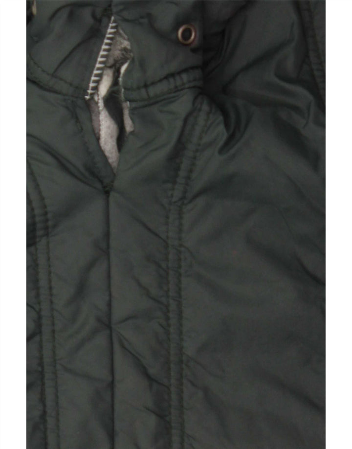 Jachetă căptușită pentru bărbați Zara UK 40 mare, verde, nailon