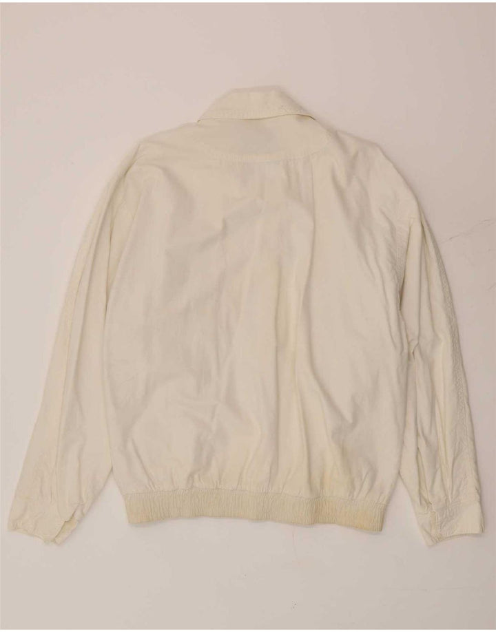 Bomber vintage pentru bărbați UK 36 Small White