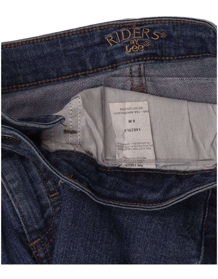 Pantaloni scurți din denim LEE Riders pentru femei US 6 Medium W28 Bumbac albastru