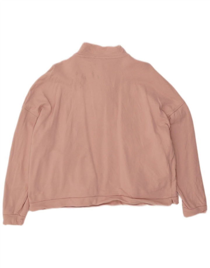 PHASE EIGHT Hanorac supradimensionat pentru femei, cu fermoar, pulover UK 12 Roz mediu