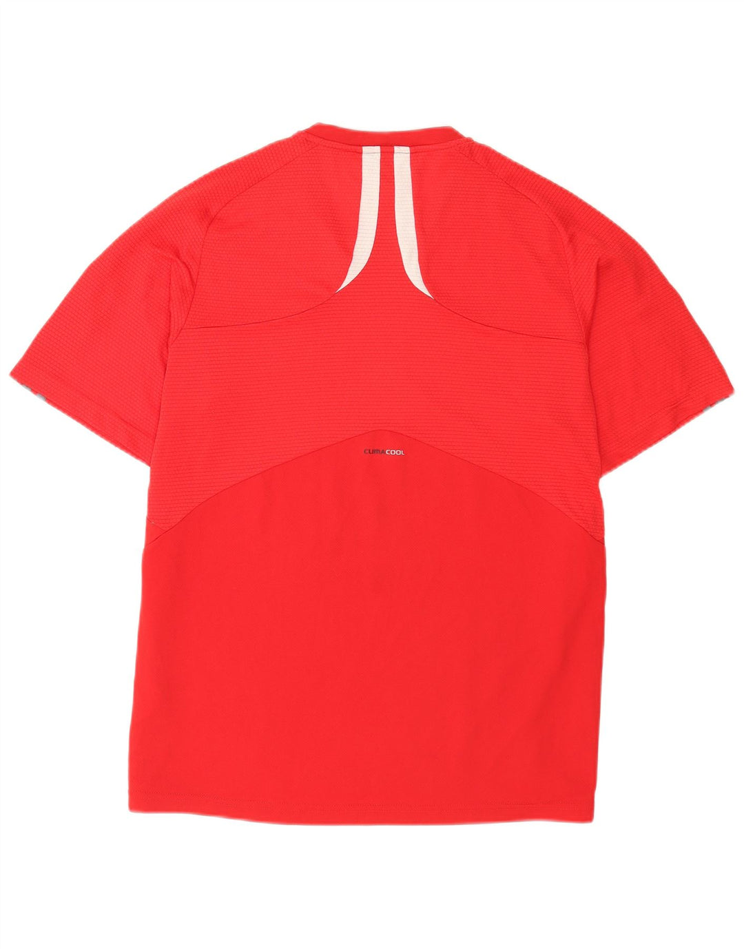 Tricou obișnuit cu mânecă scurtă Adidas pentru bărbați Top mare roșu colorblock