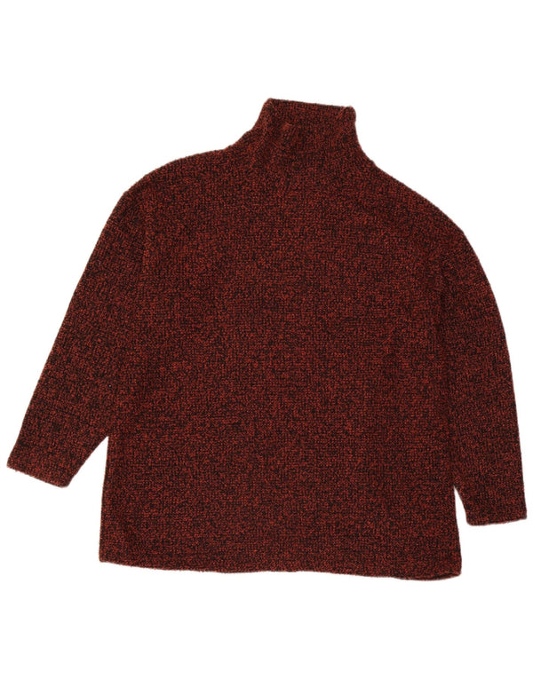 Pulover cu gât țestoasă pentru femei Marks & Spencer UK 18 XL maro pete