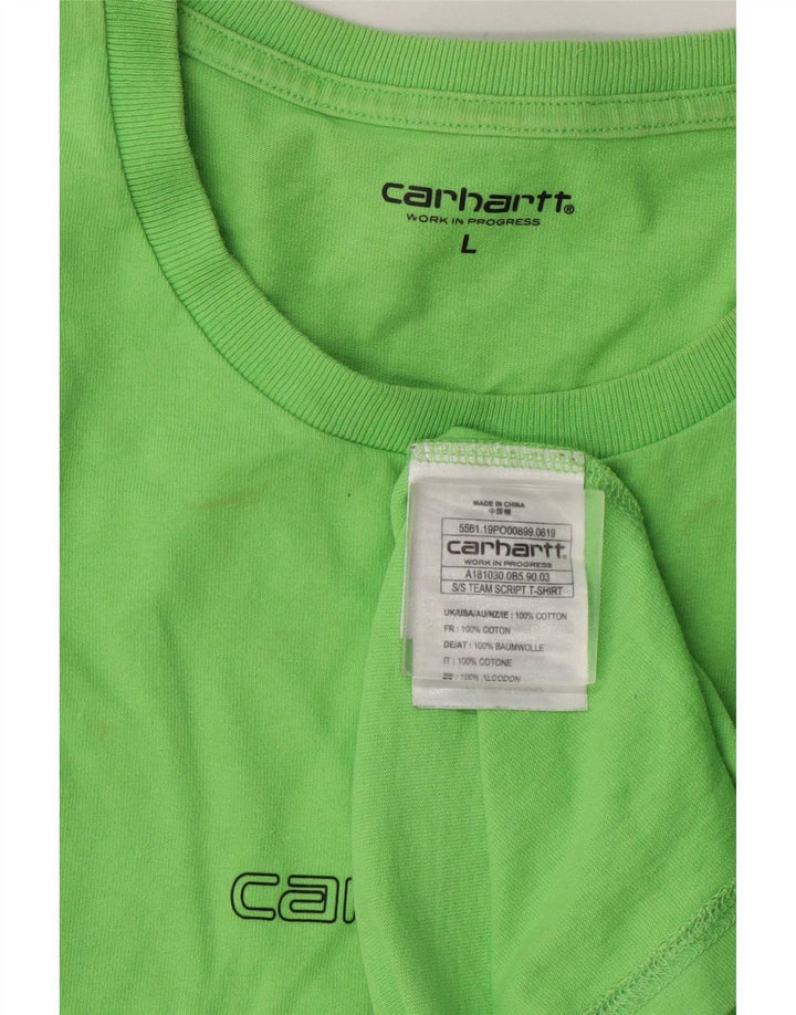 Tricou pentru bărbați Carhartt Top mare din bumbac verde