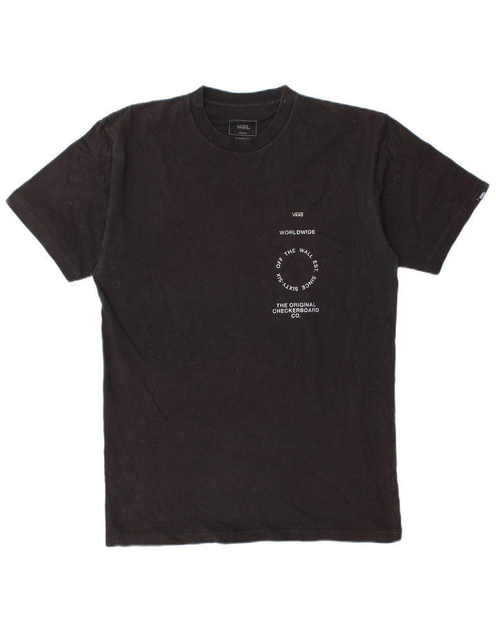 Tricou grafic Vans Classic Fit Top Mediu Negru